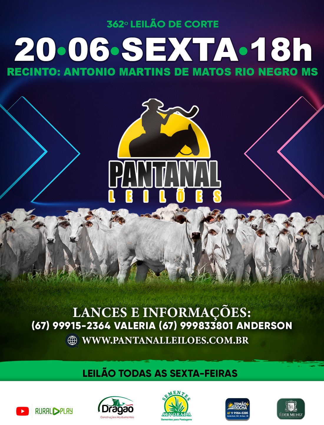362º LEILÃO DE CORTE - PANTANAL LEILÕES