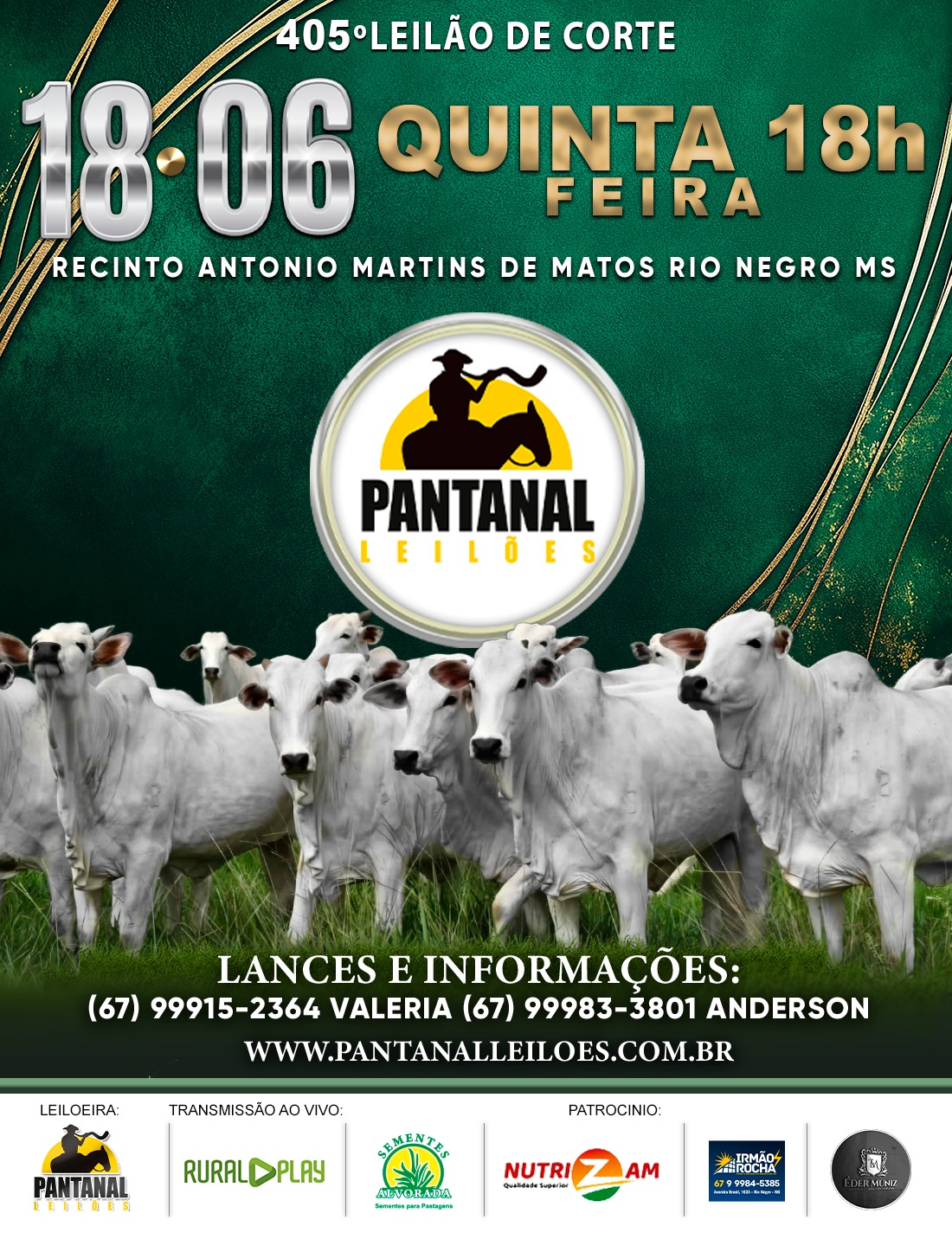 405º Leilão de Corte - Pantanal Leilões