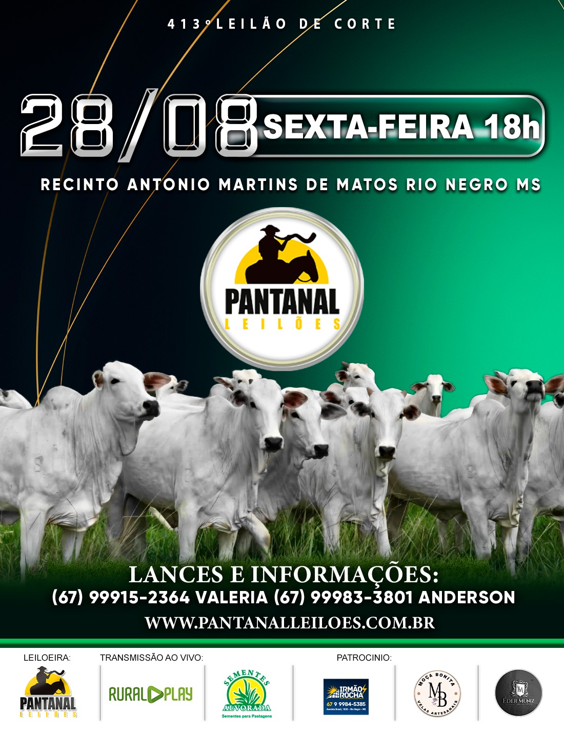 413º Leilão de Corte - Pantanal Leilões